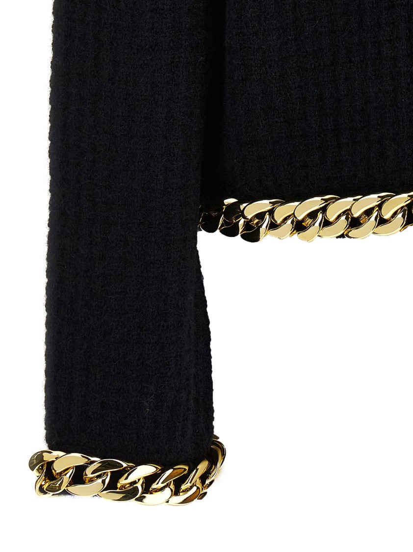 Tory Burch Kendra Chain Blazer And Suits In Black