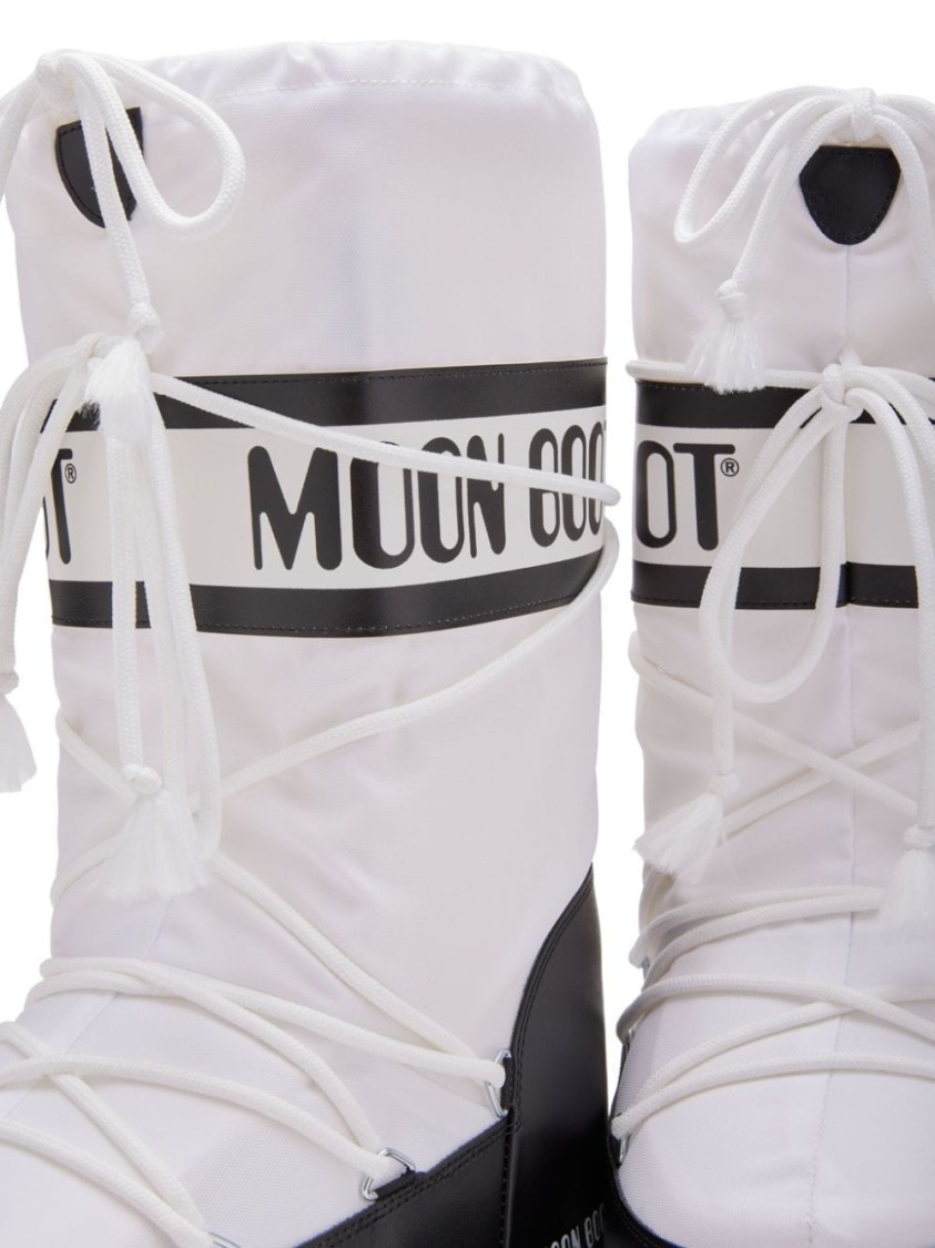 Moonboot Boot With Logo In White