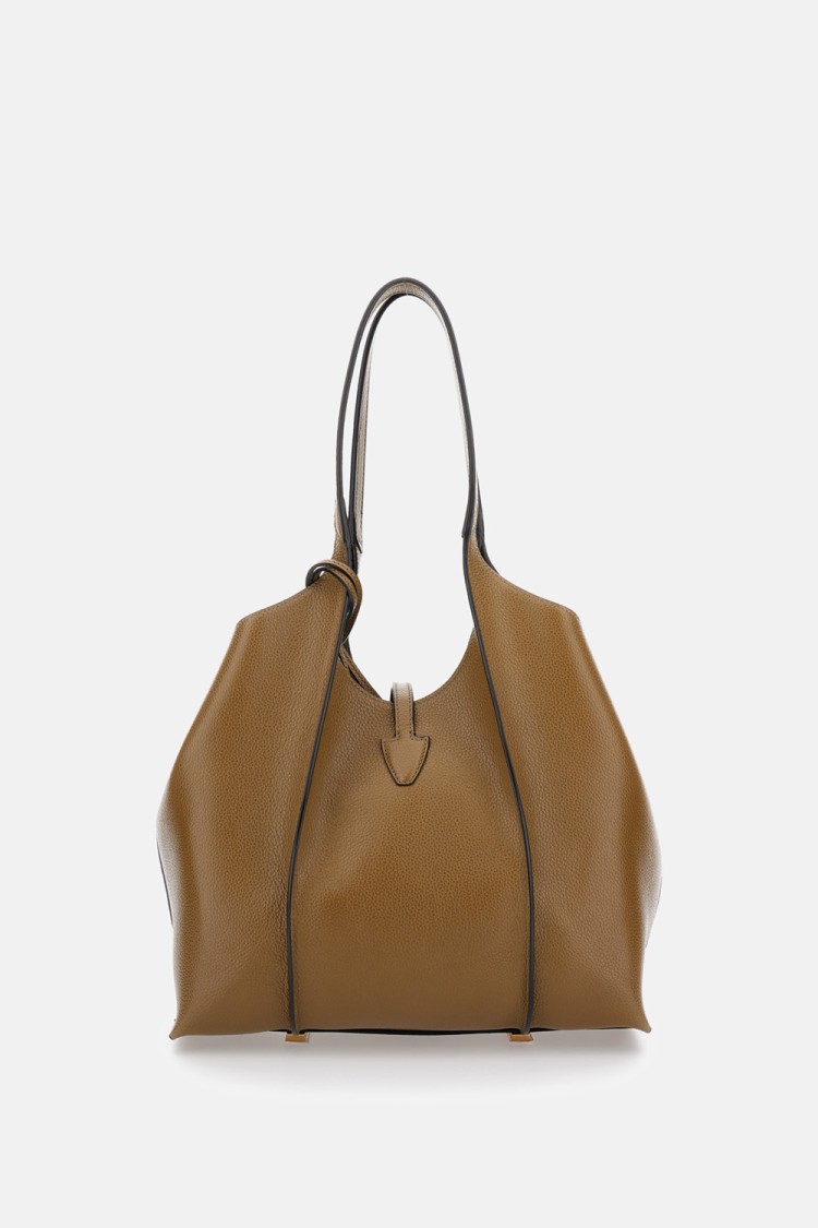 Tod's Tsb Small Shopping Bag In Brown