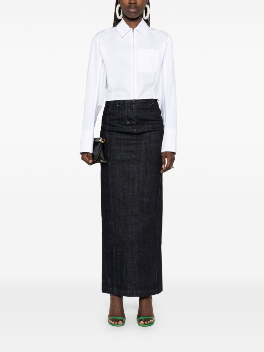 Jacquemus Women La Chemise Bahia Courte Shirt In White