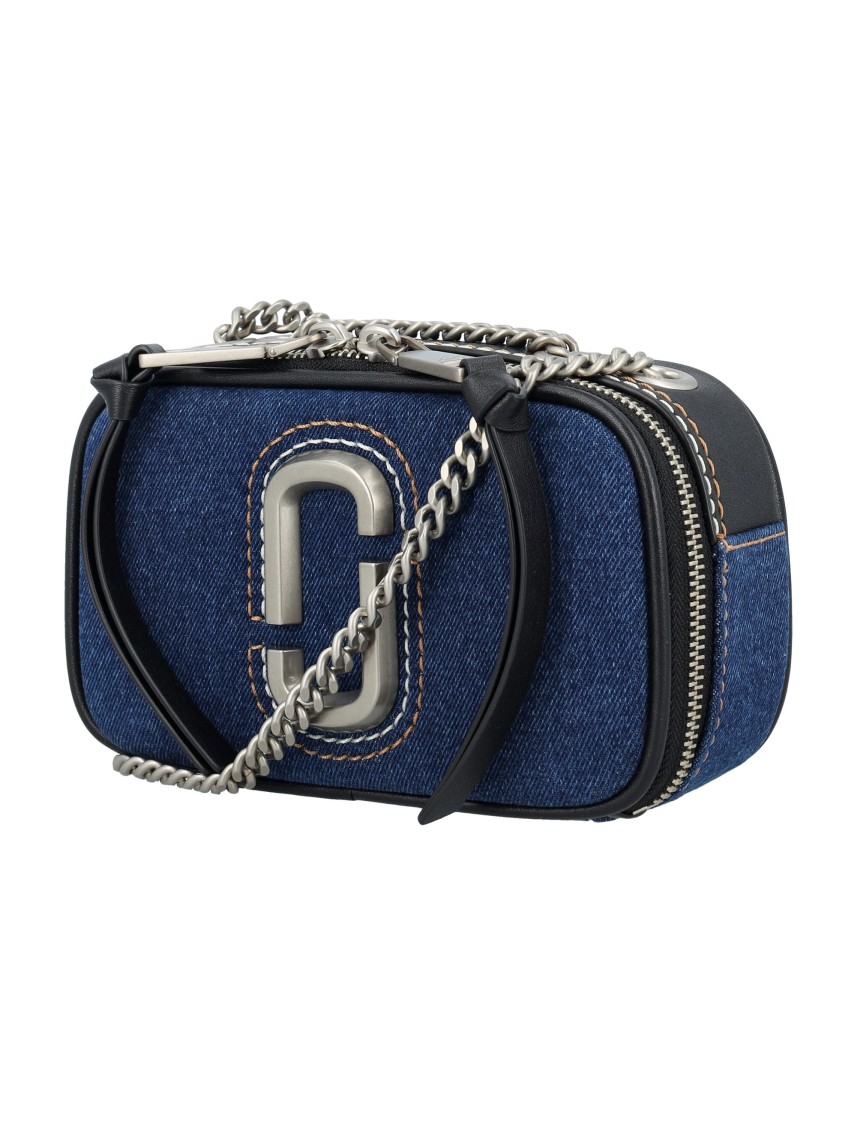 Marc Jacobs The Snapshot Denim Bag In Blue