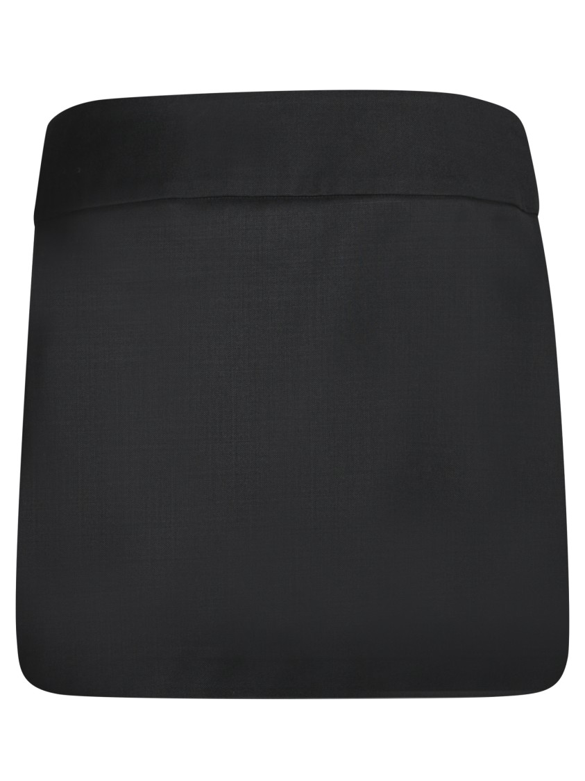 Diesel Black Stretch Polyester Blend O-dixy Mini Skirt
