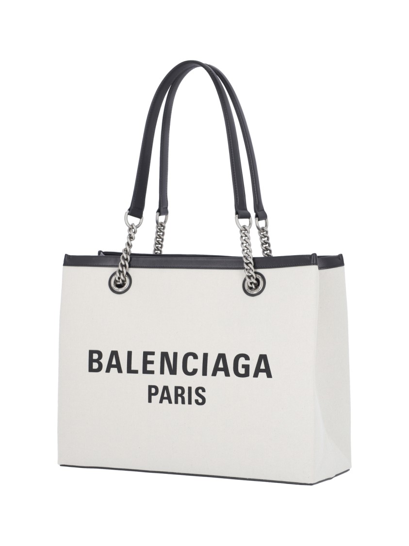 Balenciaga Mini Duty Free Canvas Tote Handbag