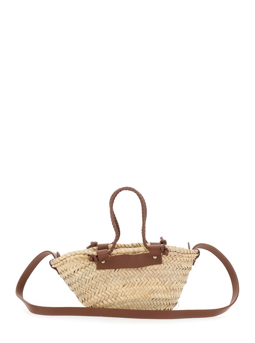 Shop Castaã±er Castaner Campania Mini/152' Brown Tote Bag