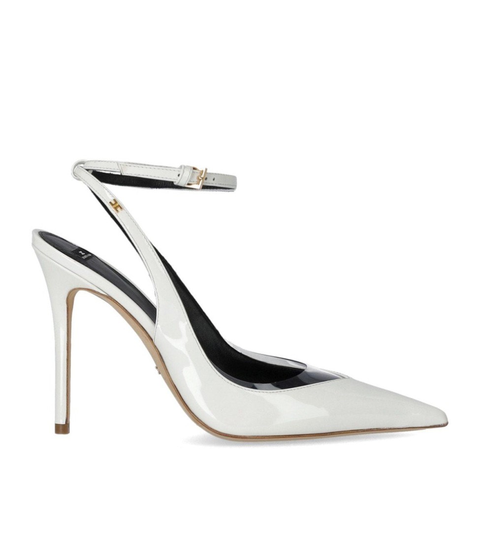 パンプス Elisabetta Franchi Ivory Slingback Pump Elisabetta Franchi Ivory Slingback Pump | ShopSimon