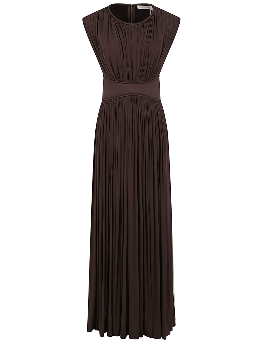 Zimmermann Flowing Maxi Dress With Elegant Pleats