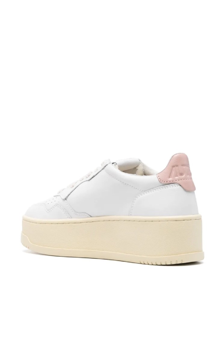 Autry Platform Low-top Sneakers With Platform Sole In White