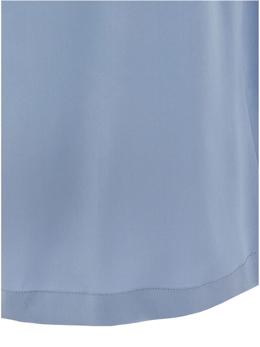 Brunello Cucinelli Silk Cap Sleeve T-shirt With Keyhole Back