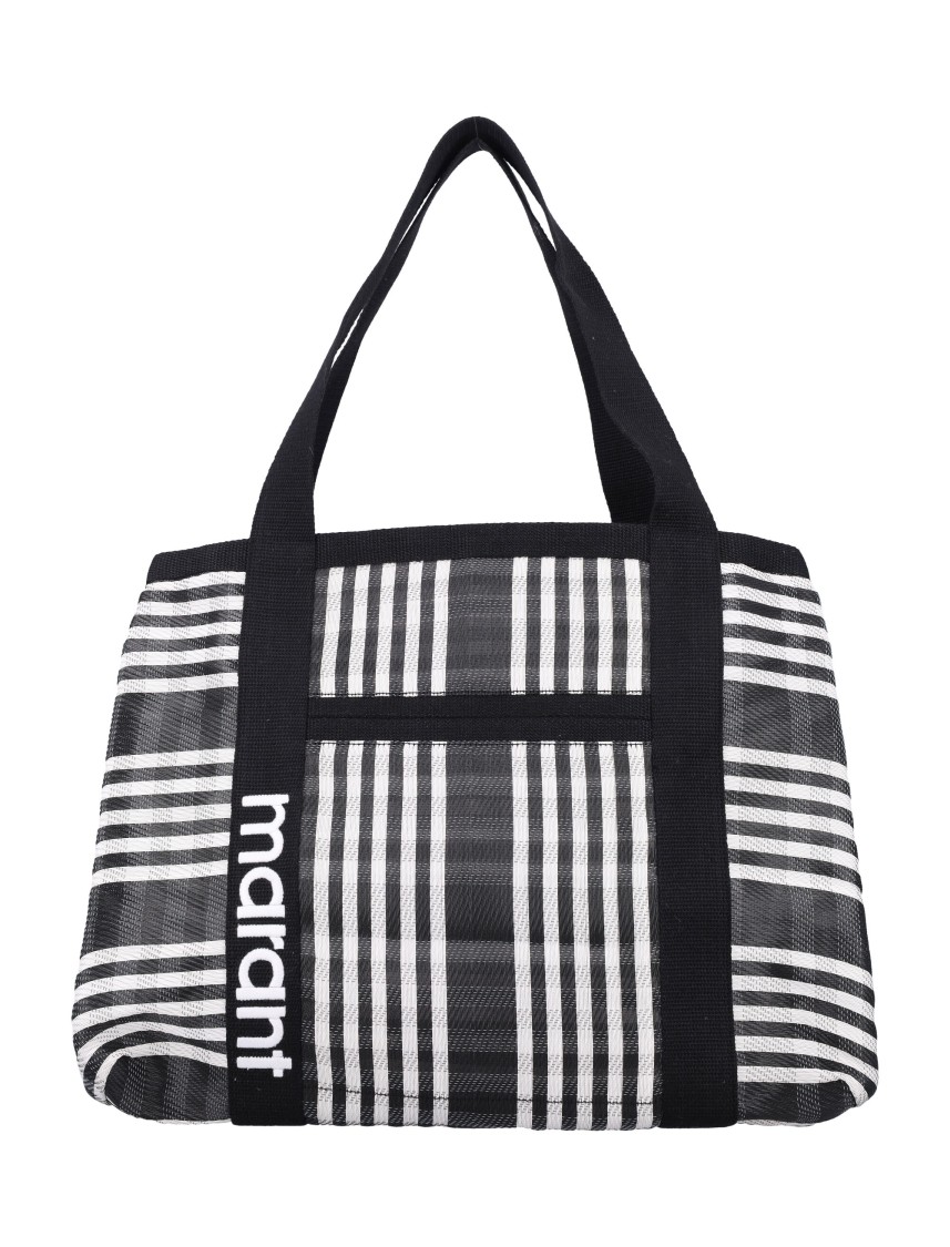 Isabel Marant Striped Pattern Top Handle Bag