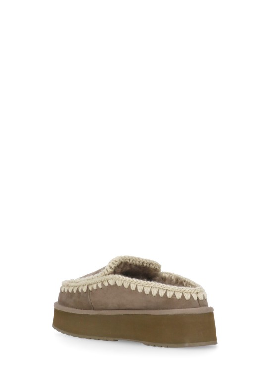 Mou Clog Eskimo Platform Sabot Mule in Brown THE LIST