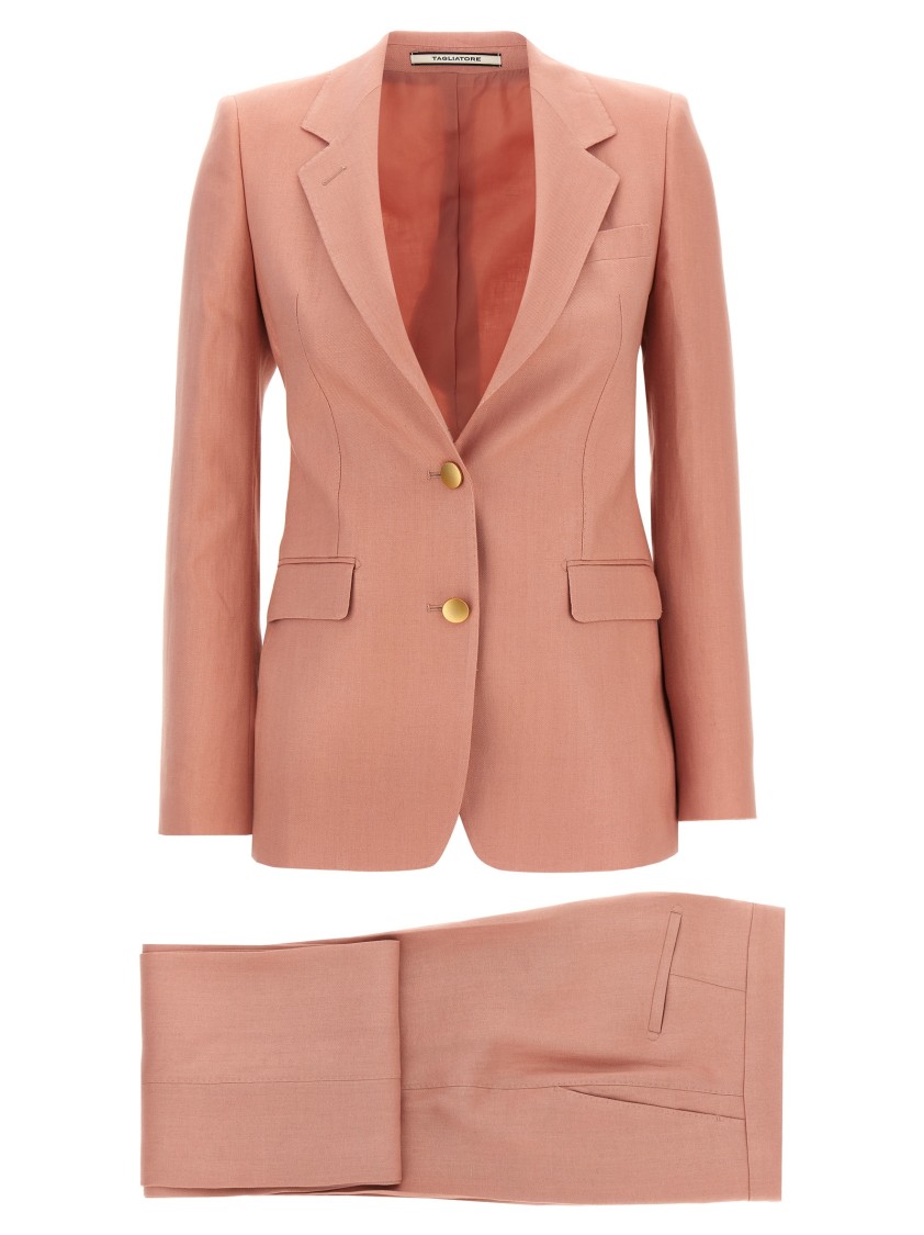 ジャケット TAGLIATORE 'Parigi' dress Pink Tagliatore 'Parigi' Dress Suit & Ensemble in Pink | THE LIST