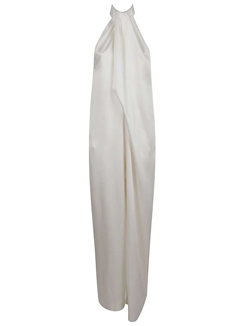 Shop Stella Mccartney Envers Satin Halterneck Jumpsuit