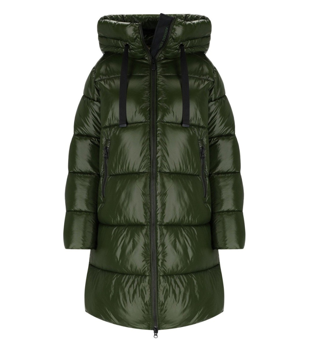 Save The Duck Isabel Green Hooded Padded Coat