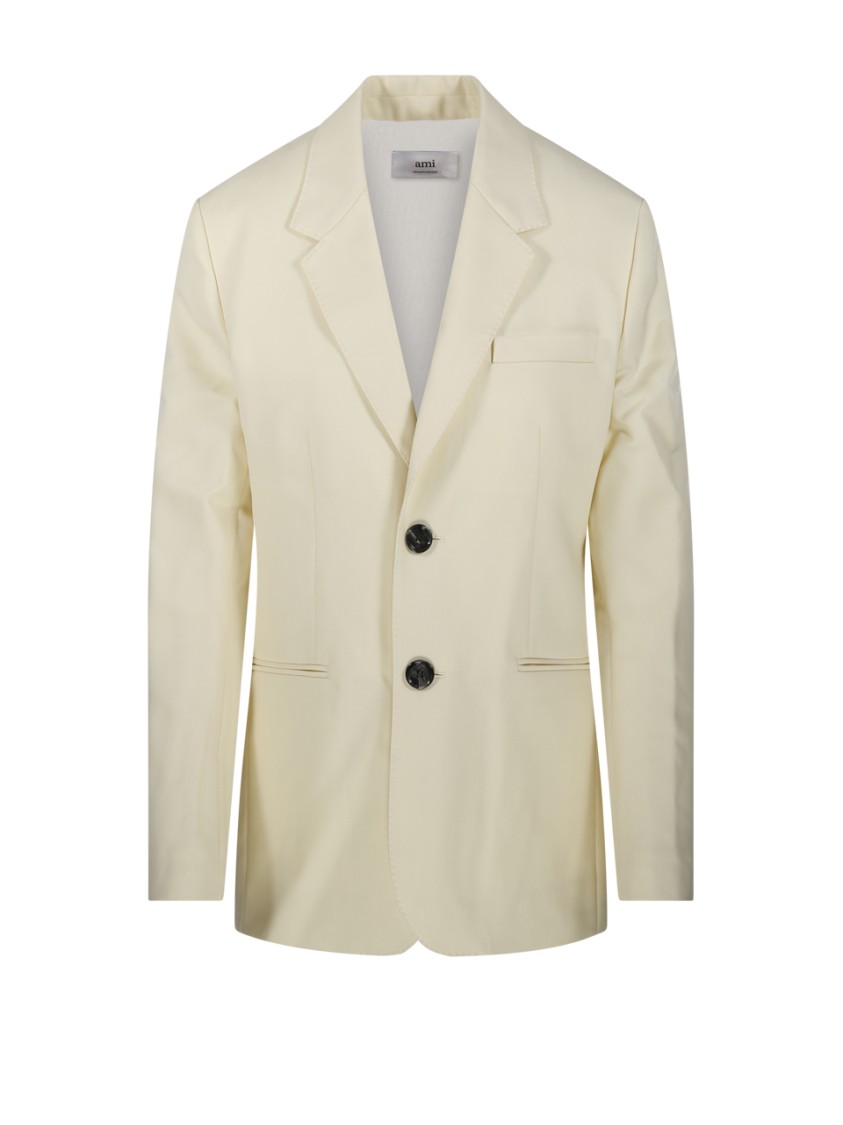 Ami Alexandre Mattiussi Ami Paris Butter-coloured Wool Jacket Women