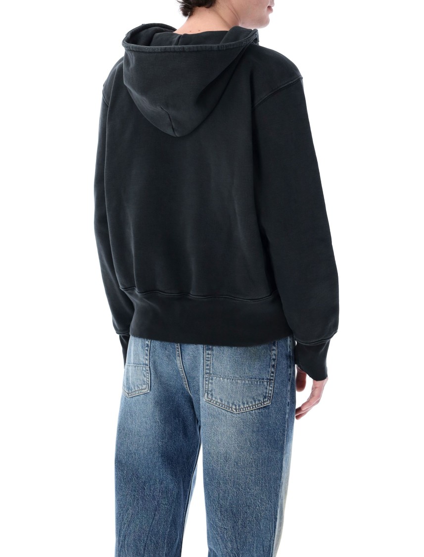 Our Legacy Relic Cropped Distressed Cotton-jersey Hoodie