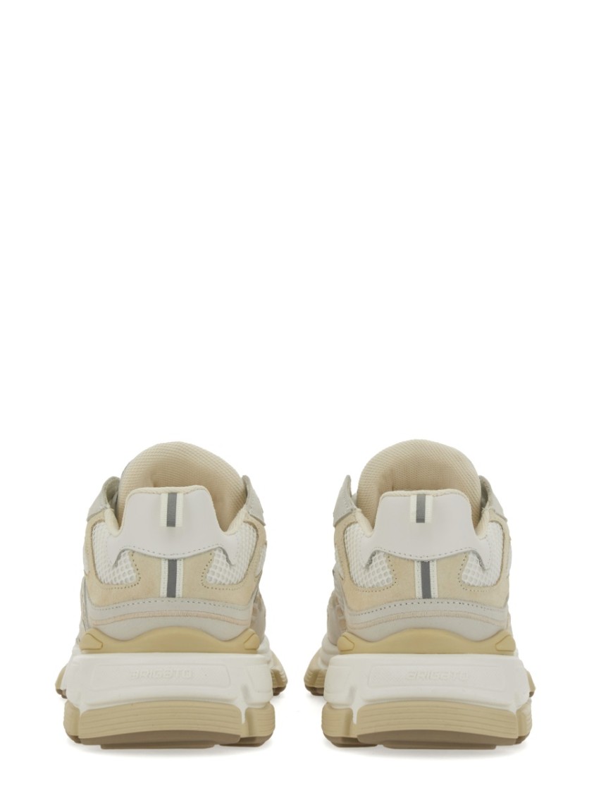 Axel Arigato Sphere Running Multicolor Sneakers With Chunky Sole And Logo On Tongue In Leather And Fabric Blend W