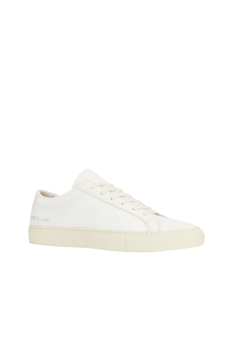 Common Projects Achilles In Canvas Sneakers In White