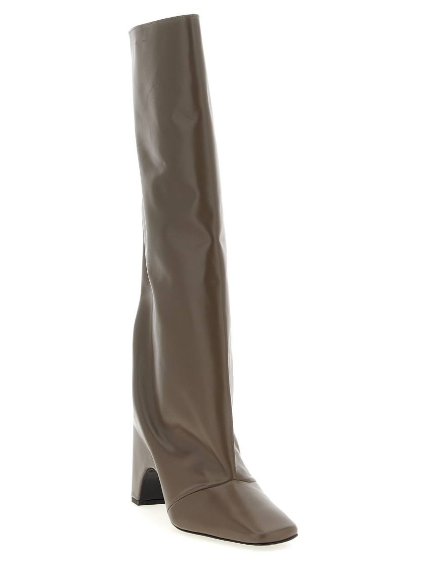 Coperni Bridge Boots In Brown
