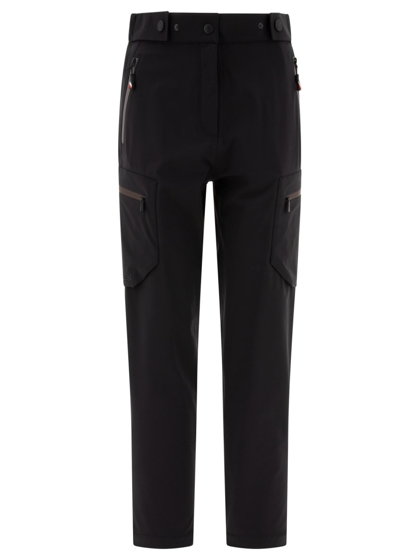 Moncler Grenoble High Waist Sport Trousers In Black