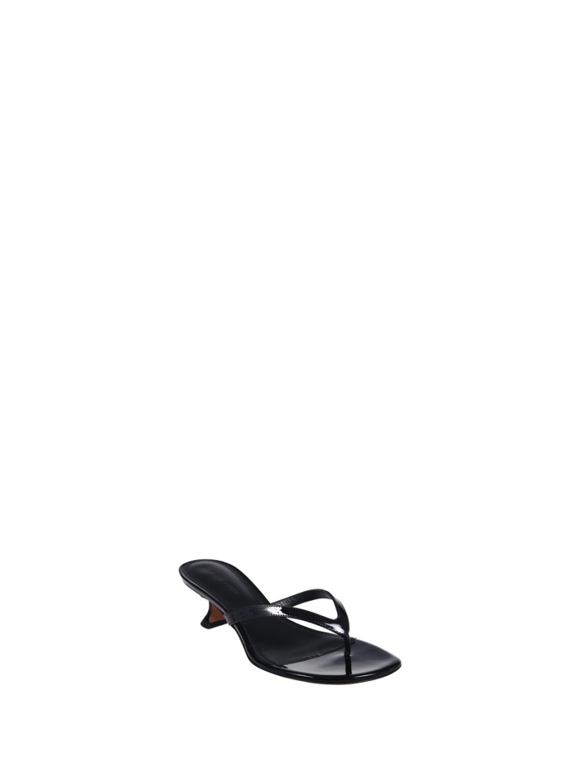 Shop Amina Muaddi Juliette 45 Thong