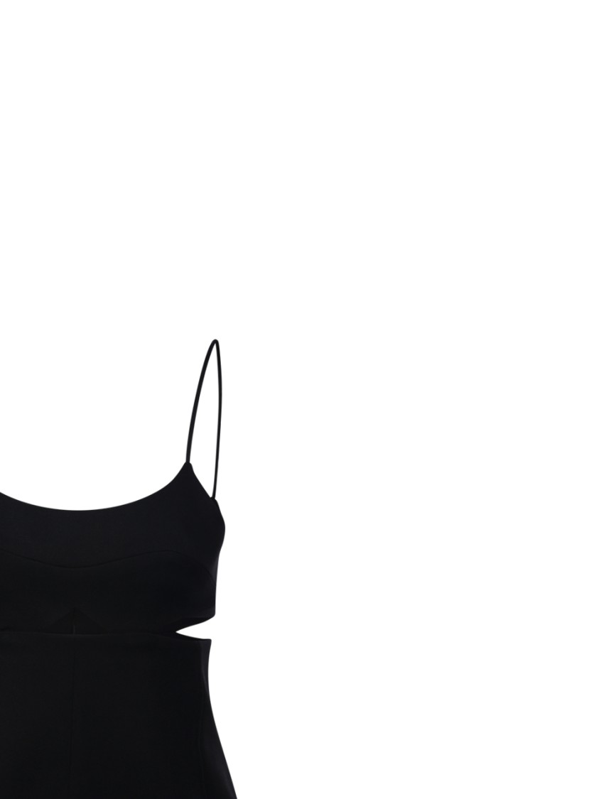 Victoria Beckham Cami Top With Cut-out Design And Spaghetti Straps In Black