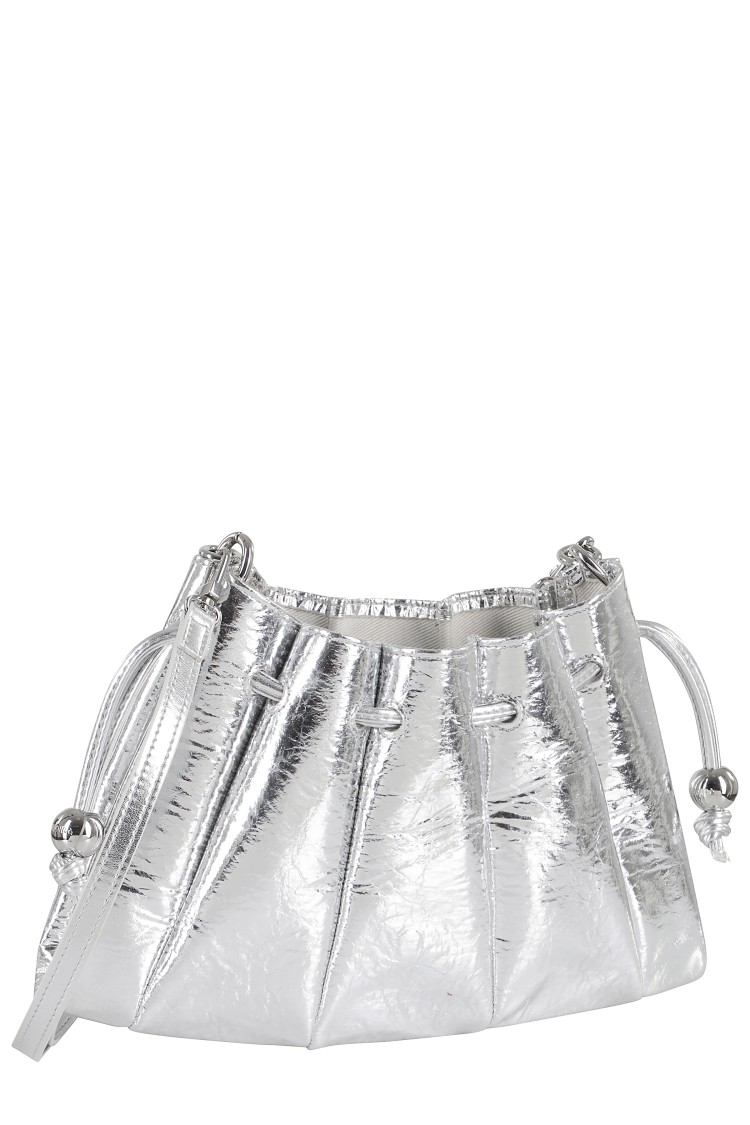 Themoirè Dafne Shoulder Bag In Silver