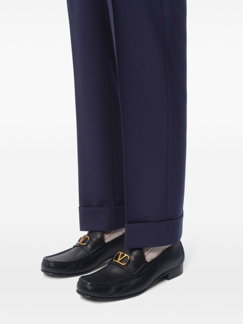 Valentino Garavani Vlogo Signature Loafer With Gold-tone Logo Detail