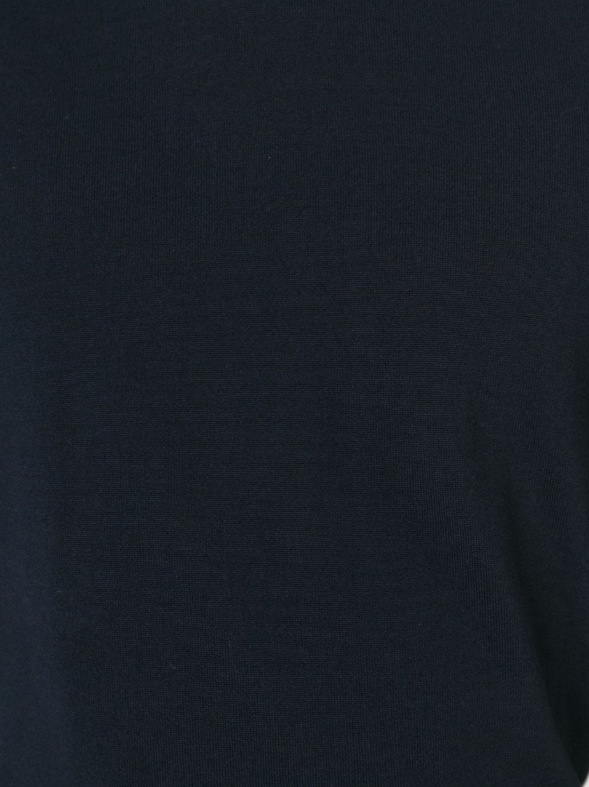 Drumohr Turtleneck Merino Wool Sweater With Ribbed Edge