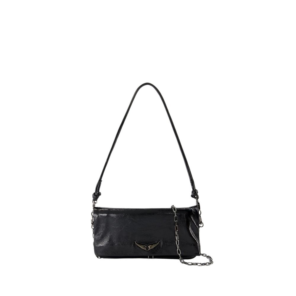 Zadig & Voltaire Rock Eternal Crossbody - Leather - Black In Black