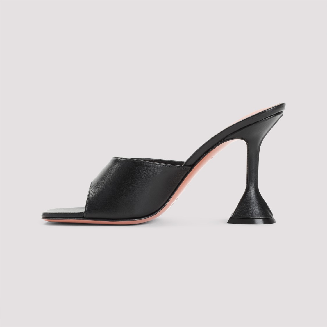 Shop Amina Muaddi Lupita Black Slipper