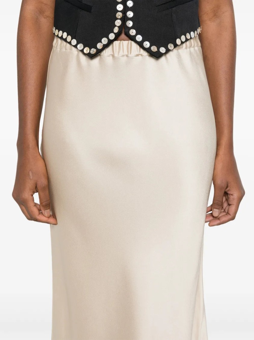 Antonelli Orinoco Midi Skirt In Neutrals