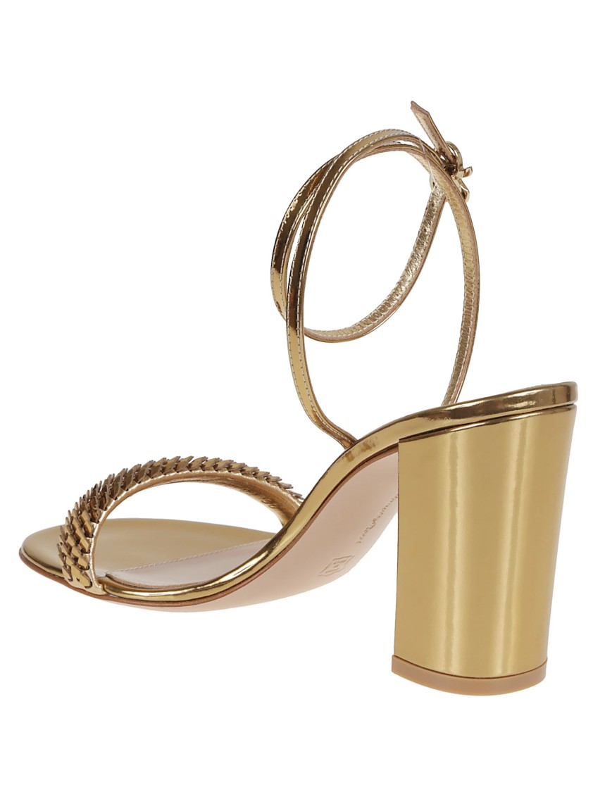 Gianvito Rossi Calissa Sandals With Iconic Ribbon Buckle