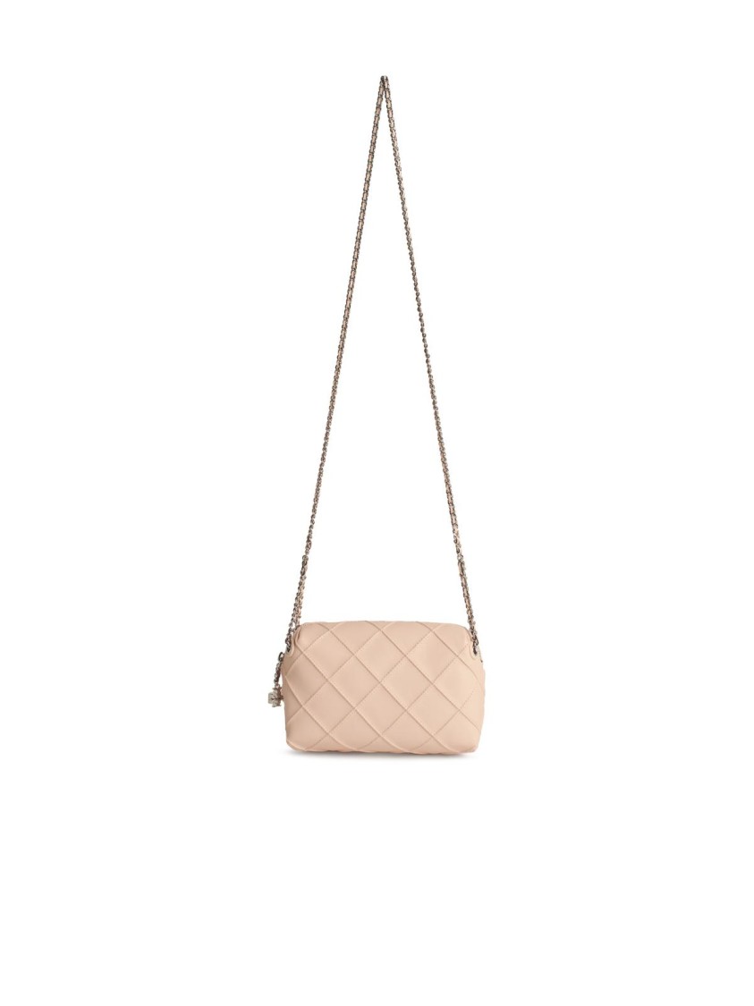 Tory Burch Fleming' Mini Shoulder Bag In Pink Leather
