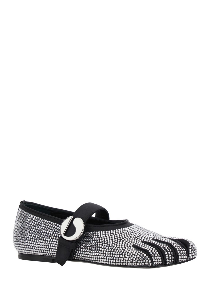 Shop Coperni Colette' Multicolor Ballet Flats With Five-toe Design