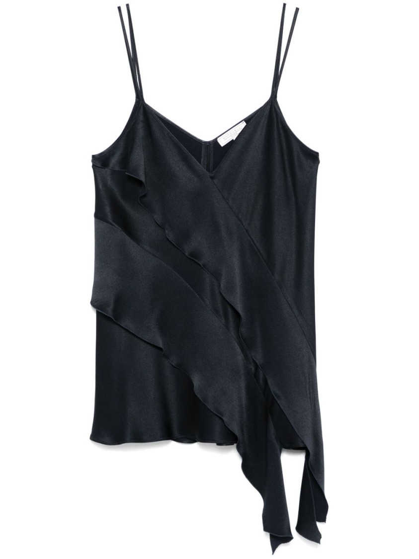 Shop Antonelli Ruffle Detail Top With Adjustable Straps