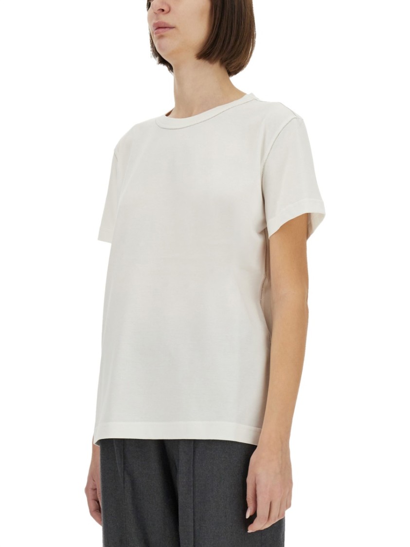 Shop Fabiana Filippi Relaxed-fit Jersey T-shirt In White