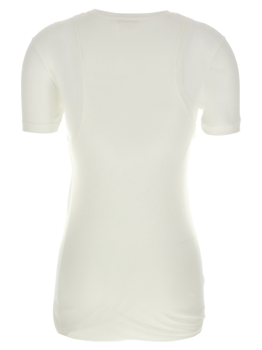 Jil Sander Overlapping Double-layer Cotton Jersey T-shirt