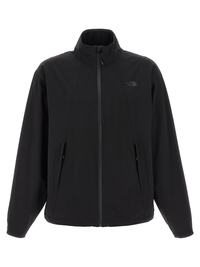 The North Face North Dome Recycled-shell Wind Jacket In Black