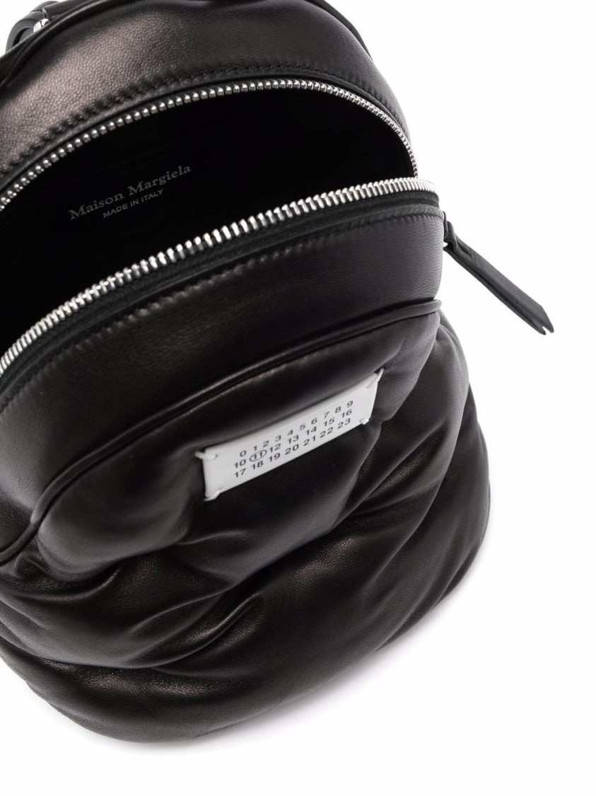 Maison Margiela Bucket Bag & Backpack In Premium Sheepskin And Cowhide With Sleek Design And Versati