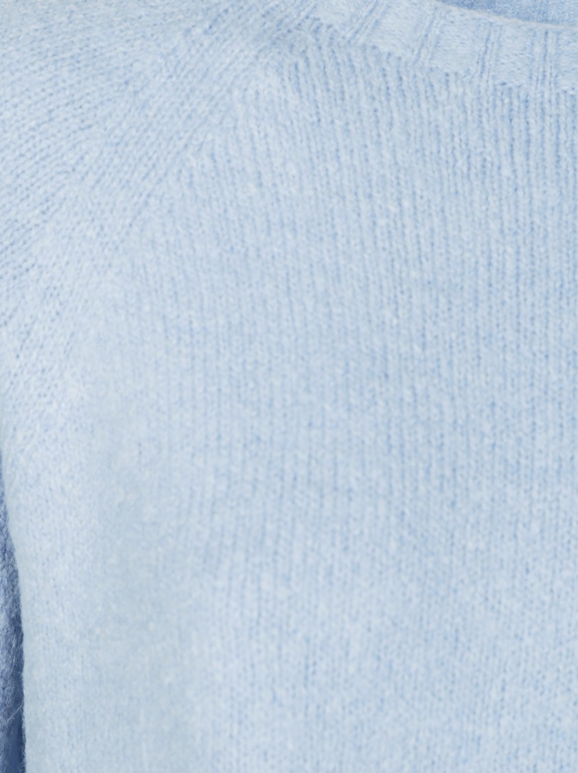 Max Mara Ghiacci Gc Boucle Sweater In Blue