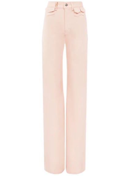 CHLOÉ CHLOÉ HIGH WAIST COTTON FLARE JEANS