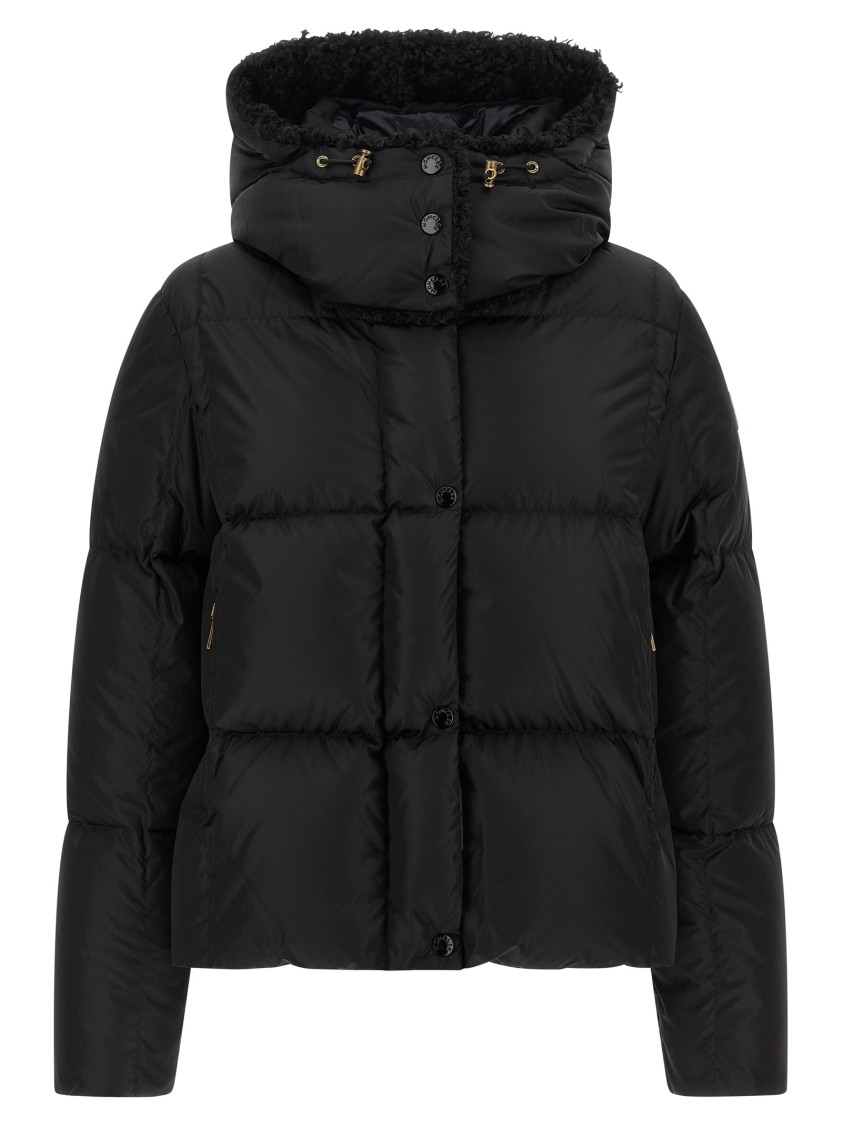 Moncler Castelnou Short Down Jacket In Black