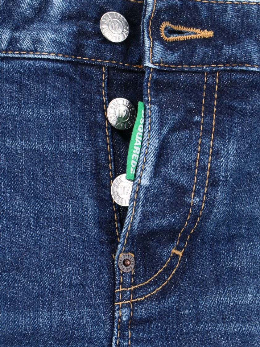 DSQUARED2 DSQUARED2 STRAIGHT-LEG DENIM JEANS