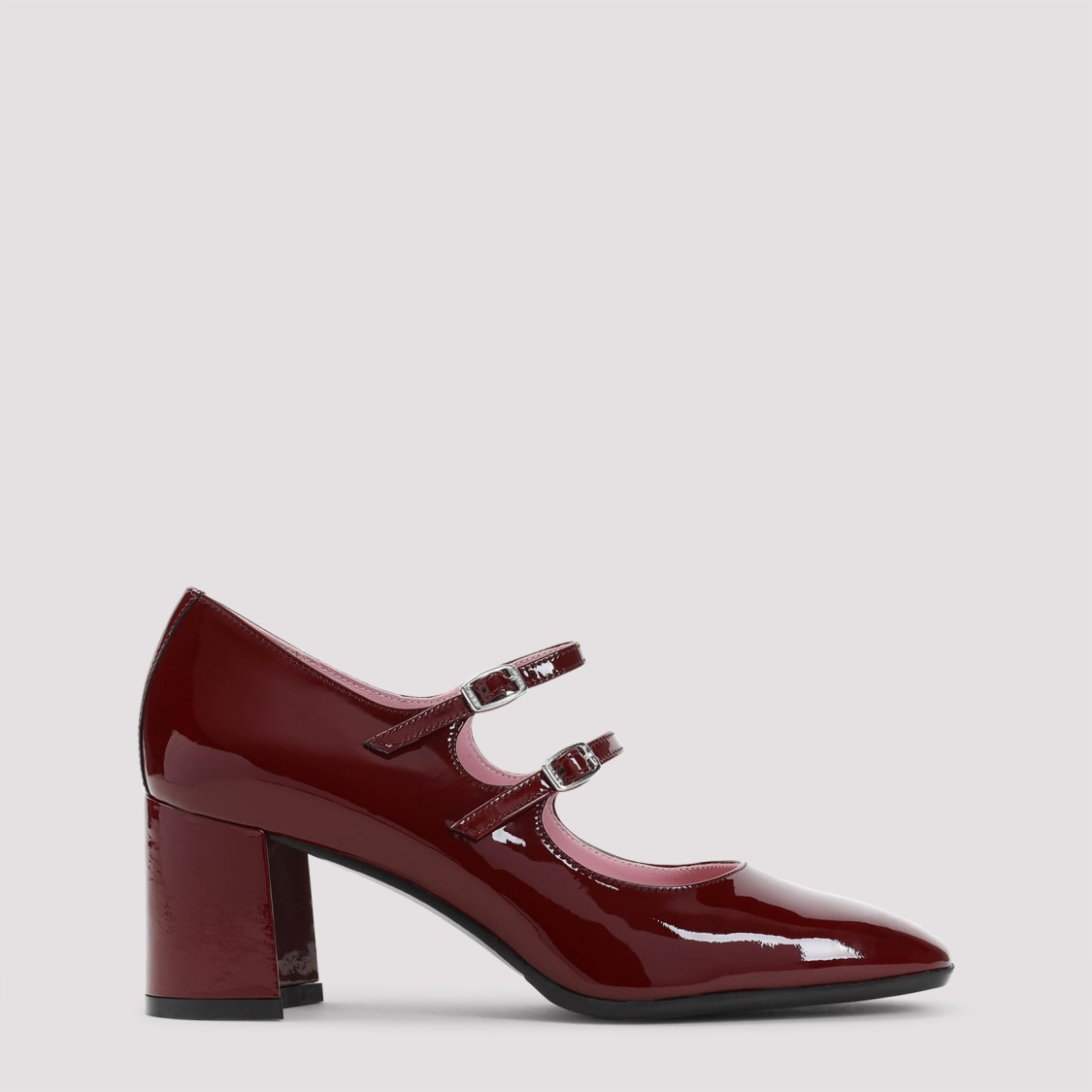 Carel Paris Woman Pumps Burgundy Size 8 Leather In Burgundy