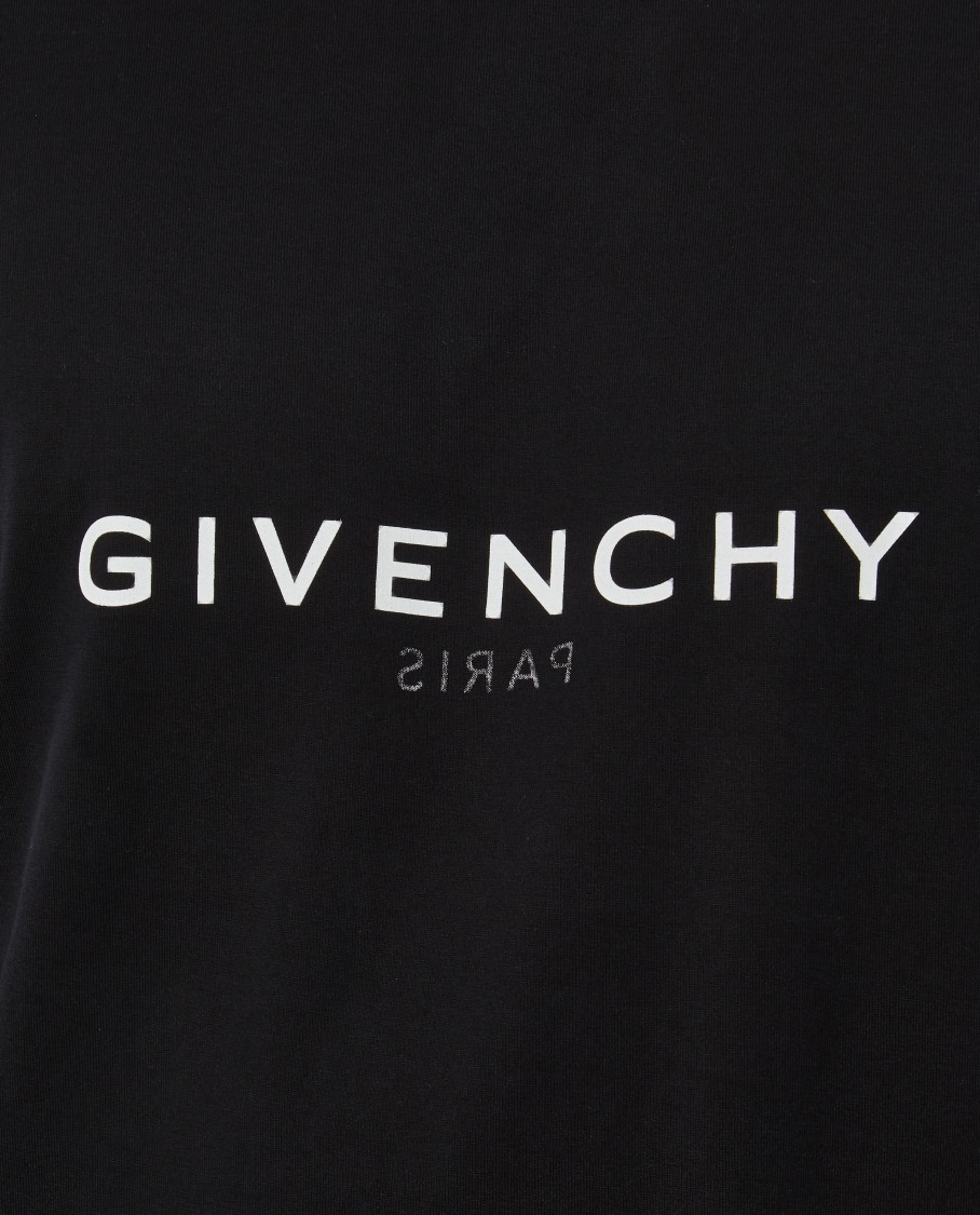Shop Givenchy Slim Fit Black Cotton T-shirt