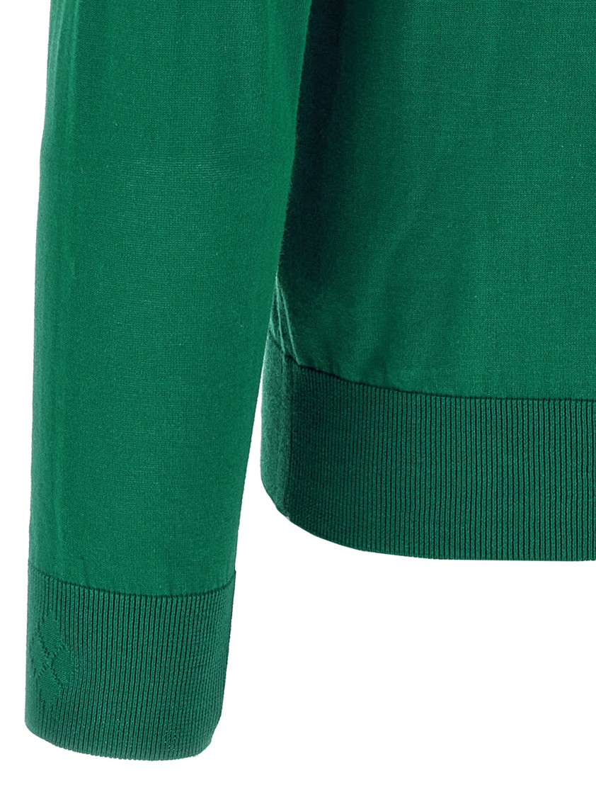 Ballantyne R Neck Sweaters And Cardigans In Green
