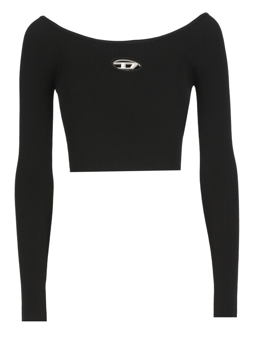Diesel Top In Viscose Yarn From Responsibly Managed Forests In Black