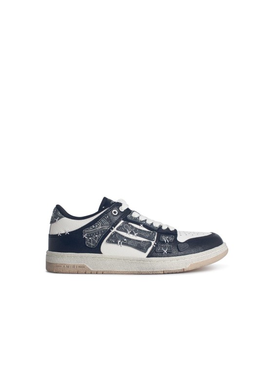 スニーカー Amiri 'Bandana' Black Leather Blend Sneakers Amiri 'Bandana' Black Leather Blend Sneakers | THE LIST