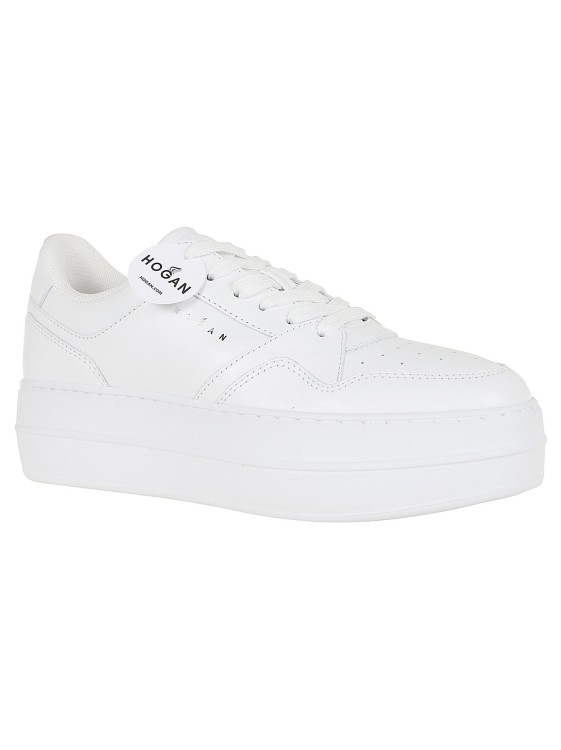 【関税込み】H670 Sneakers - Hogan - Leather - White Hogan H670 Leather Sneakers in White | THE LIST