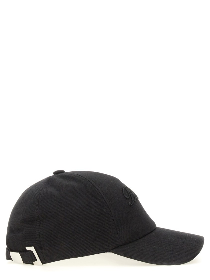 Balmain Men Baseball Hat With Logo Embroidery